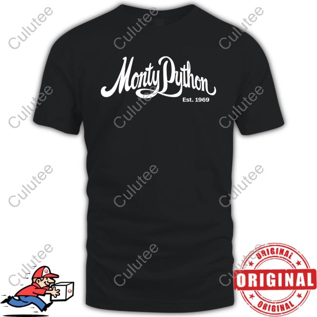 Monty Python 1969 Black Shirt