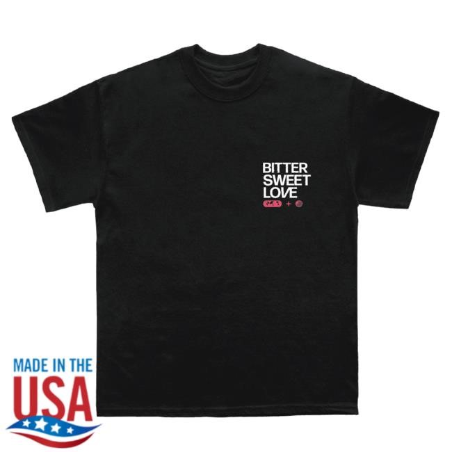 Bitter Sweet Love Tour Black Shirt - Official James Arthur Merch Store Jamesarthurofficial Shop