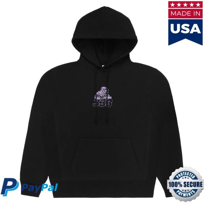 Half Evil Black & Purple Reaper Hood