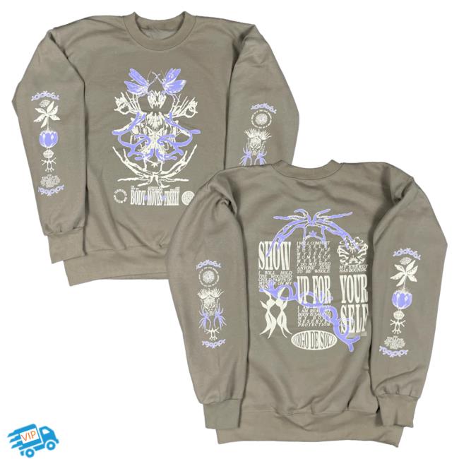 Official Hello Merch Indigo De Souza Self Love Oregano Popover Sweatshirt HelloMerch