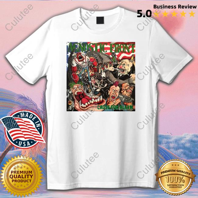 Official Night Shift Merch Agnostic Front Cause For Alarm Tee Shirt