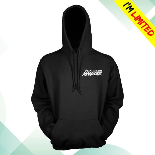 Gutter Garbs Valentine's Day Massacre Double Feature: Newspaper Ad - Popover Hoodie | Official Merch