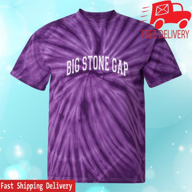 Official Hometown Apparel Clothing Merch Big Stone Gap Virginia Varsity Tie-Dye Tee Tie Dye Purple