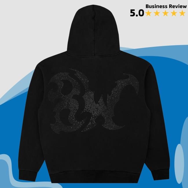 Official 8Thwndr Store Clothing 8Thwndr 8W Hoodie BLACK