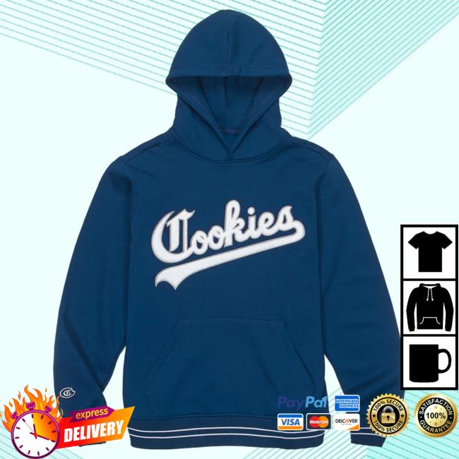 Official Cookies Merch Store Cookies Spring 2 Ivy League Hooded Sweatshirt Navy Apparel Clothing Shop Cookiessf