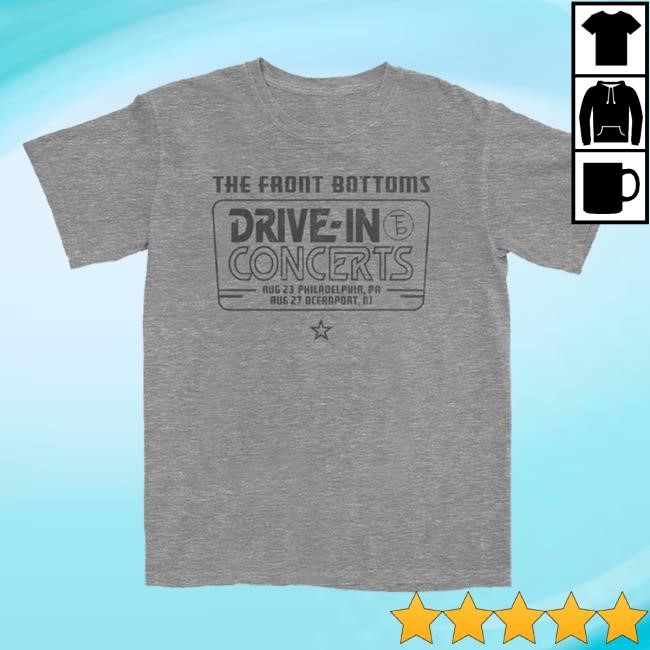 The Front Bottoms Merch Drive In Concerts Shirt | The Front Bottoms Official Store
