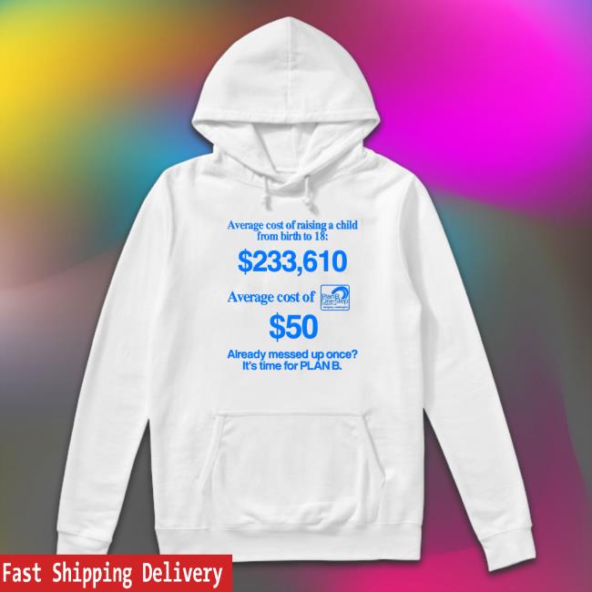 Official Average Cost Of Raising A Child From Birth To 18 Long Sleeve Tee