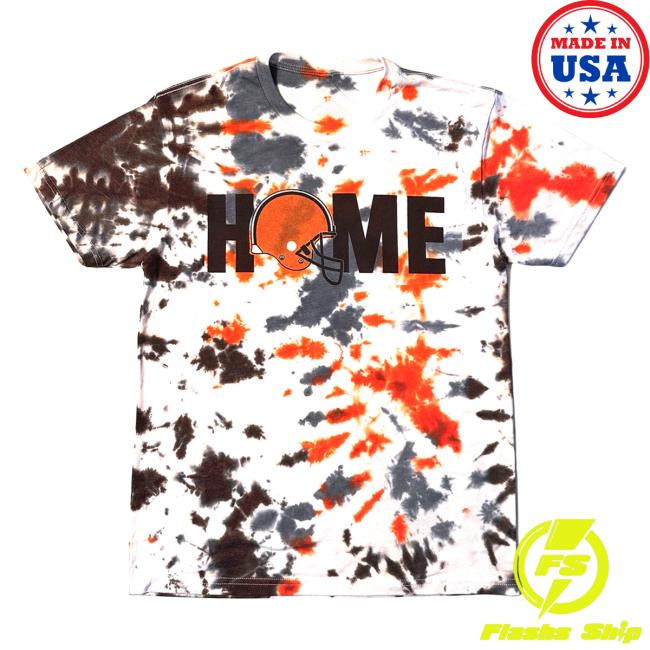 Ohio Clothing Merch Apparel Cleveland Indians Home Tri Blend Tie Dye Crewneck Ohioclothing Tie-Dye
