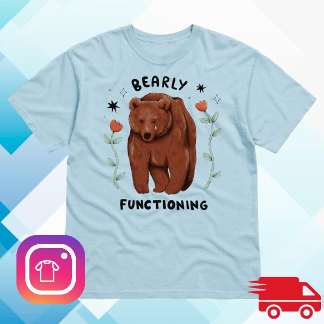 Official Beautiful Bastard Merch Philip Defranco Bearly Functioning T-Shirts Chambray PhilipDefranco ShopBeautifulbastard