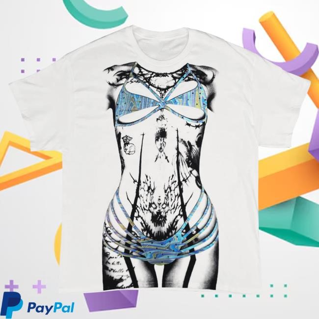 Official Hello Merch DeathbyRomy Oil Spill Body Tees Hellomerch