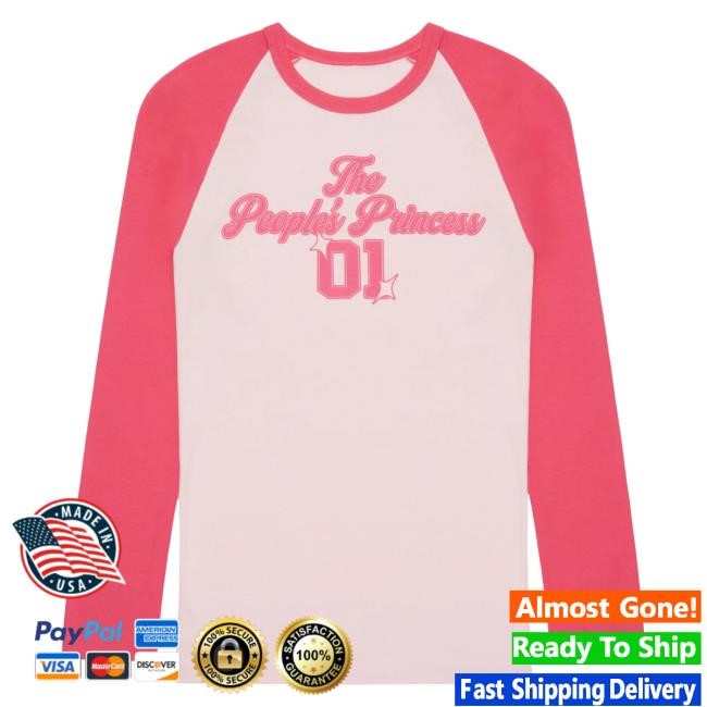 Official Leah Kateb Merch Store Leah Kateb People's Princess Long Sleeve Shirt New Raglan (Pink) LeahKateb