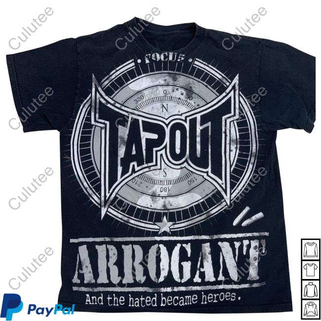 Tapout Tap Out Logo Men's Black New Shirt
