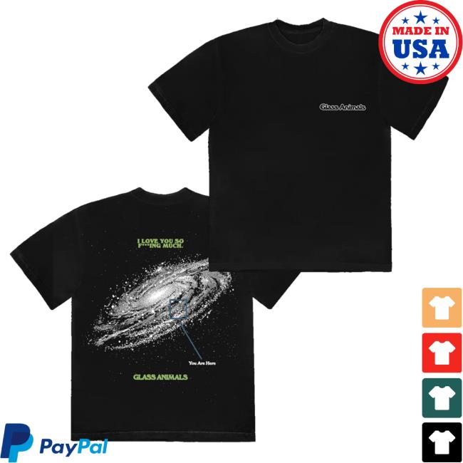 Glass Animals Shop Merch You Are Here Shirts Black