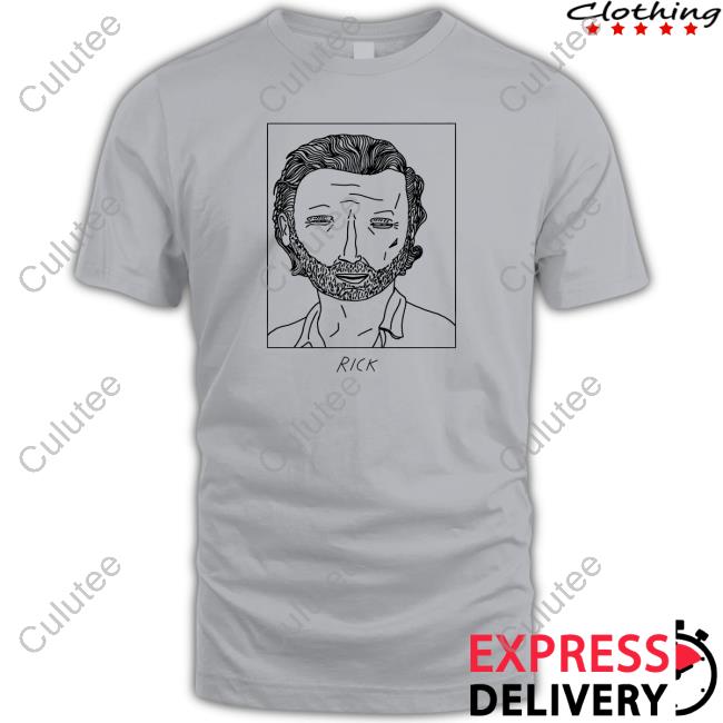 Ricksprickk Badly Drawn Rick Grimes Walking Dead Shirt