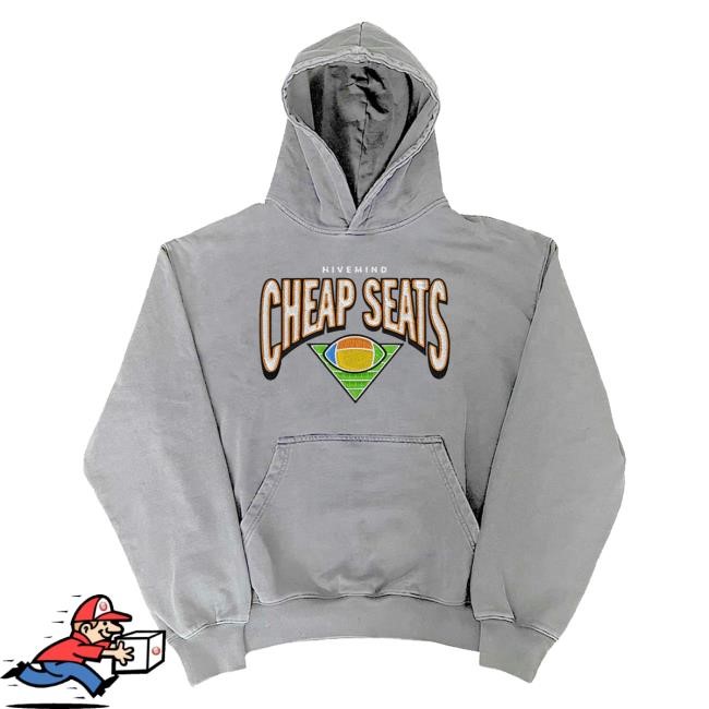 Official Hivemind X Copes Hivemind Embroidered 'Cheap Seats' Heavyweight French Terry Attractive Hoodie