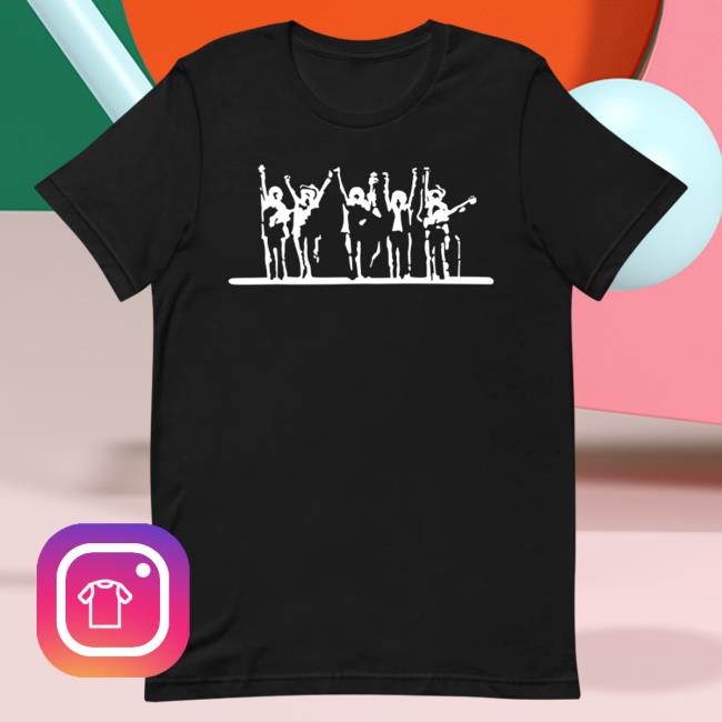 Official The Band The Last Waltz Shop The Band Silhouette Tee Shirt
