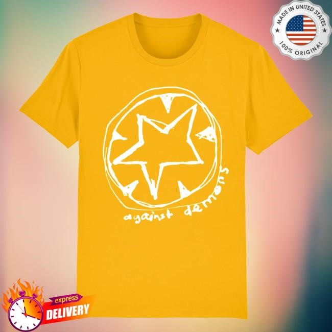 Store Waste Head Quarters Merch Against Demons Yellow Tshirt