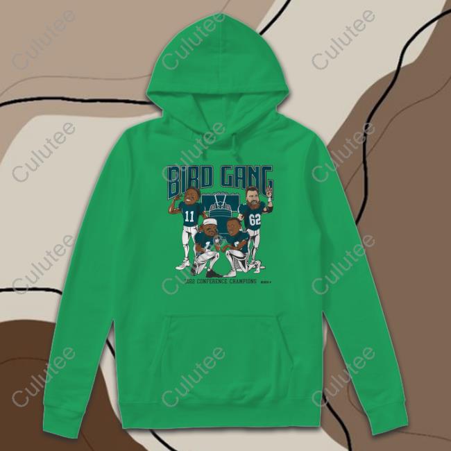Bird Gang Philadelphia Conference Champions Caricatures Tee