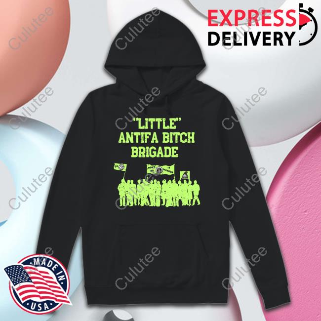 Official Olive And York Shop Little Antifa Bitch Brigade Charity Long Sleeve Tee