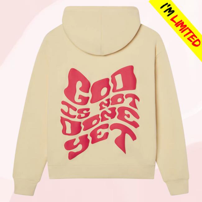 Official Elevated Faith Clothing God Is Not Done Yet Unisex Crew