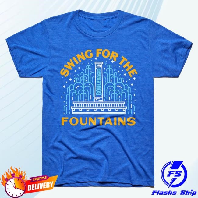 Official Charlie Hustle Boulevard Swing for the Fountains Hot Shirt