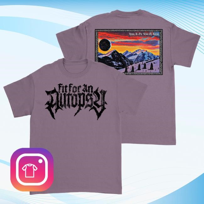 Official Fit For An Autopsy Merch Stone Of Sorrow T Shirt