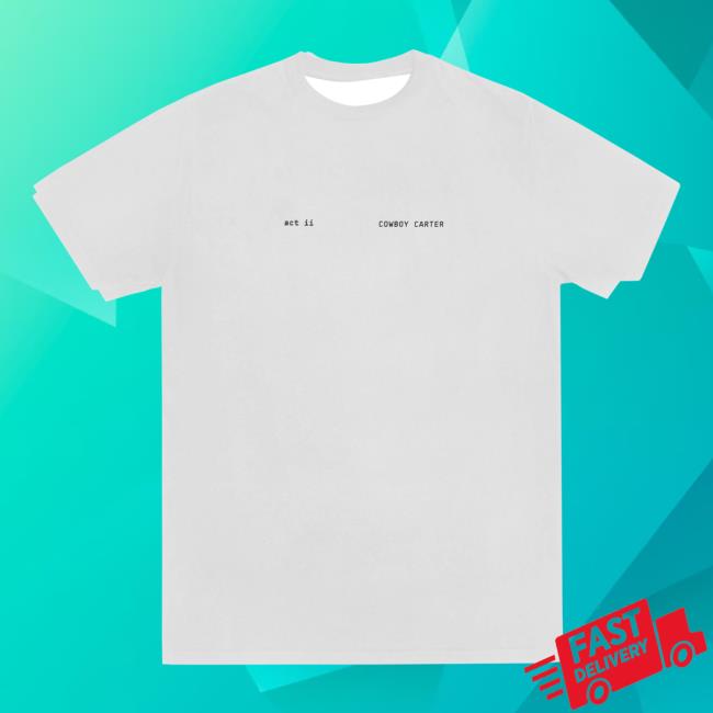 Beyonce Shop Merch Act ii New Tee