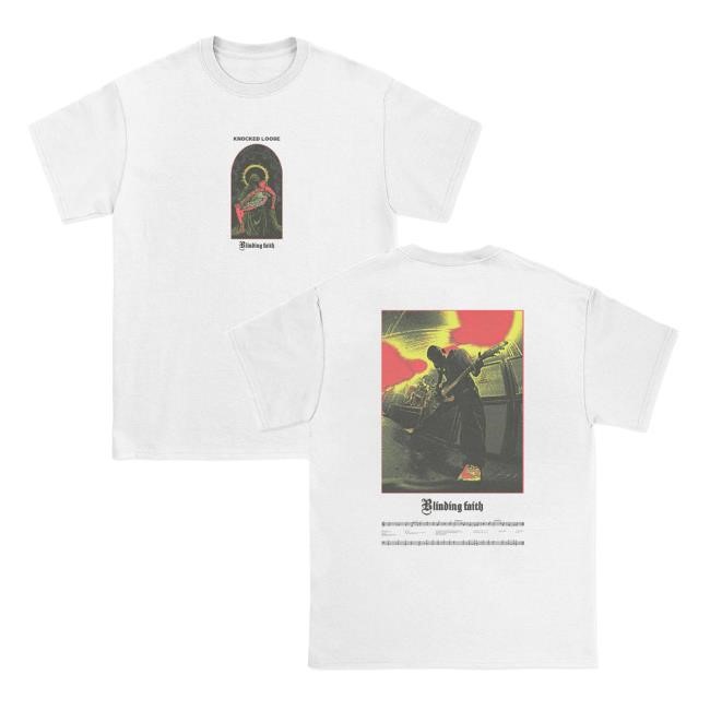Knocked Loose | Official Merch Store Blinding Faith T-Shirt (White)