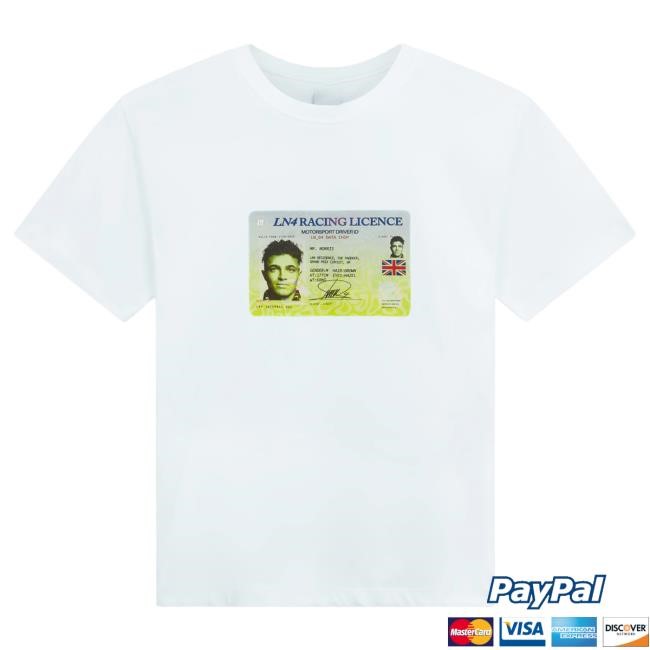 Official Lando Norris Lando Licence Shirts - White LandoNorris
