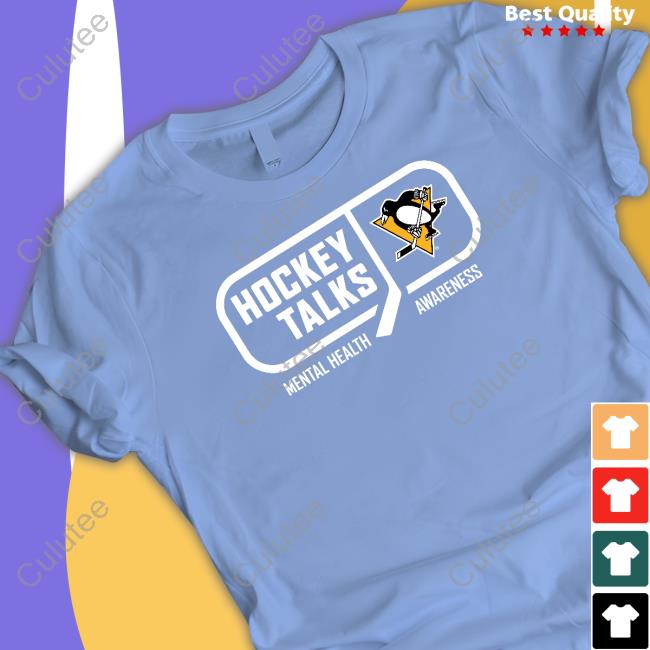 Pittsburgh Penguins Hockey Talks Mental Health Awareness Pittsburgh TankTop