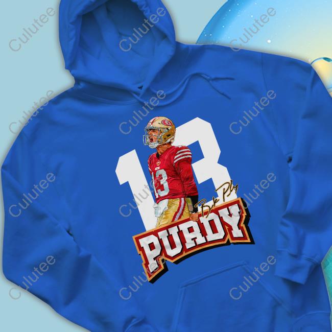 Fg Faithful Gear 13 Brock Purdy Tee Shirt Dabn' All Day