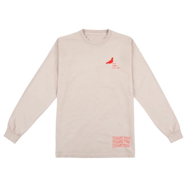 Official Mac Miller Merch Store Mac Miller Thank You Long Sleeve Tshirt
