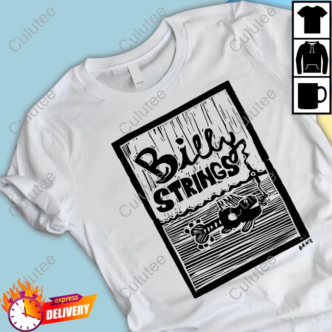 Official Billy Strings Merchandise #7 Danny Barnes Fish Guitar T-Shirt