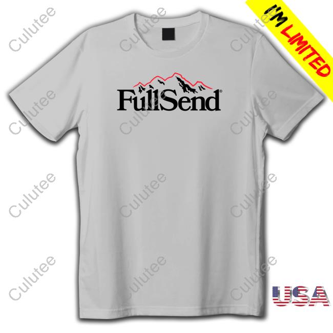 Official Fullsend Merch Mountain Range Grey Shirts