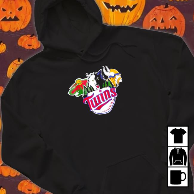 Official Minnesota Vikings Timberwolves Twins Wild Hoodie