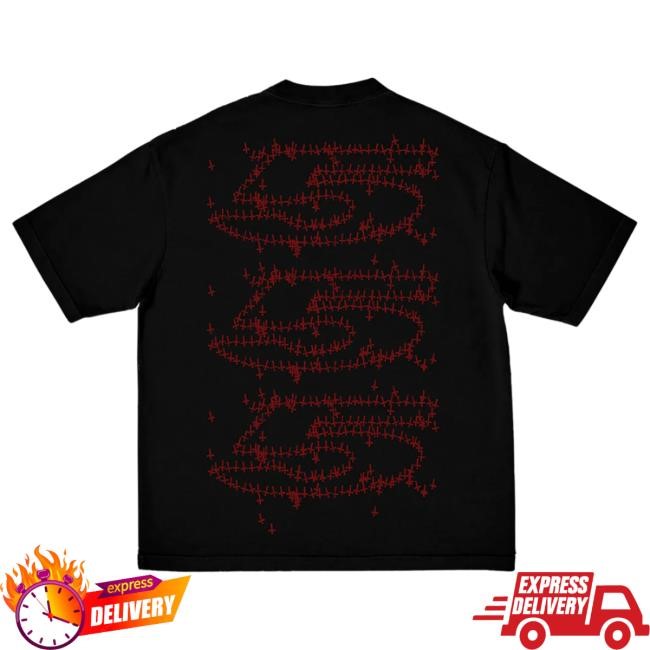 Official Playboi Carti Merch Store Homixide Gang HXG 5's & Crosses Shirts
