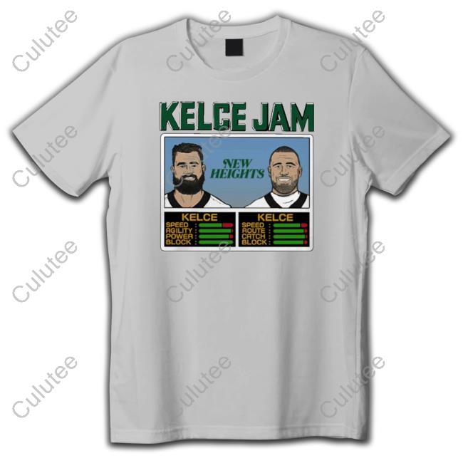 Official Kelce Jam New Heights Kelce T-Shirt
