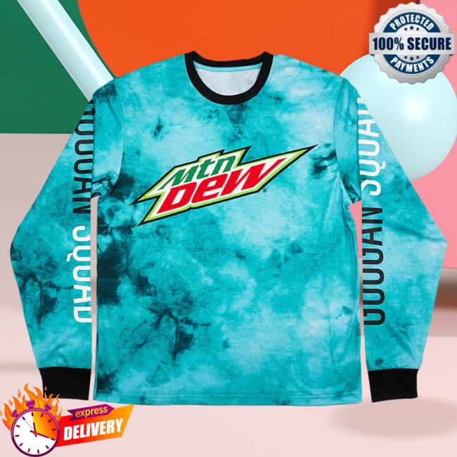 Official Optic Gaming Merch Store Optic Gaming Optic X Googan X Mtn Dew Long Sleeve Shirt 2024 - Blue Tie Dye Optic Gaming Apparel Clothing Shop OpticGaming