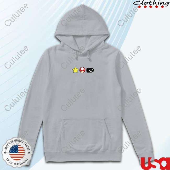 ICONS Star Mushroom Bullet Mario Pullover Hoodie