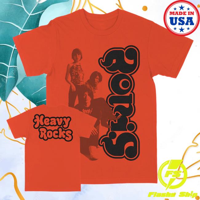Official Death Wish Store Deathwish Inc Boris Heavy Rocks Band Orange T Shirt Deathwishinc