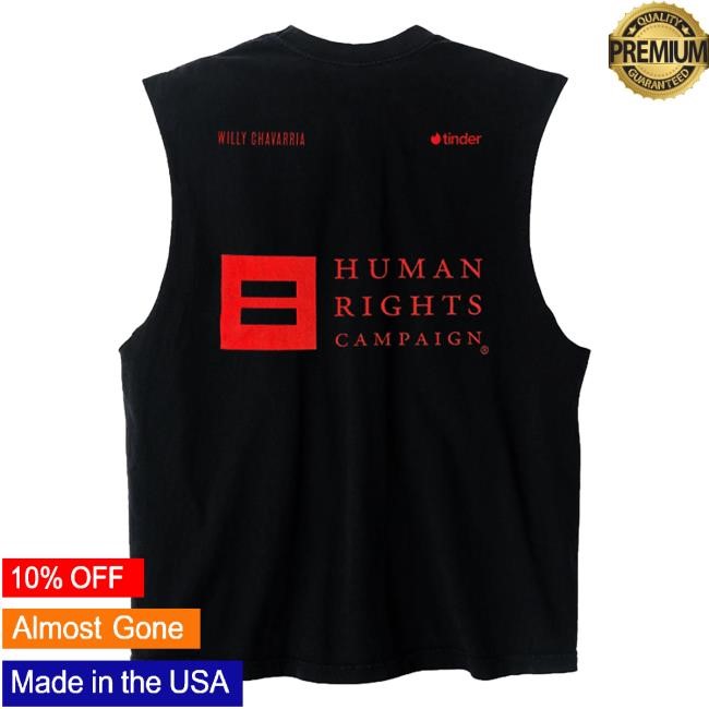 Official Willy Chavarria X Tinder Muscle T Shirt Black