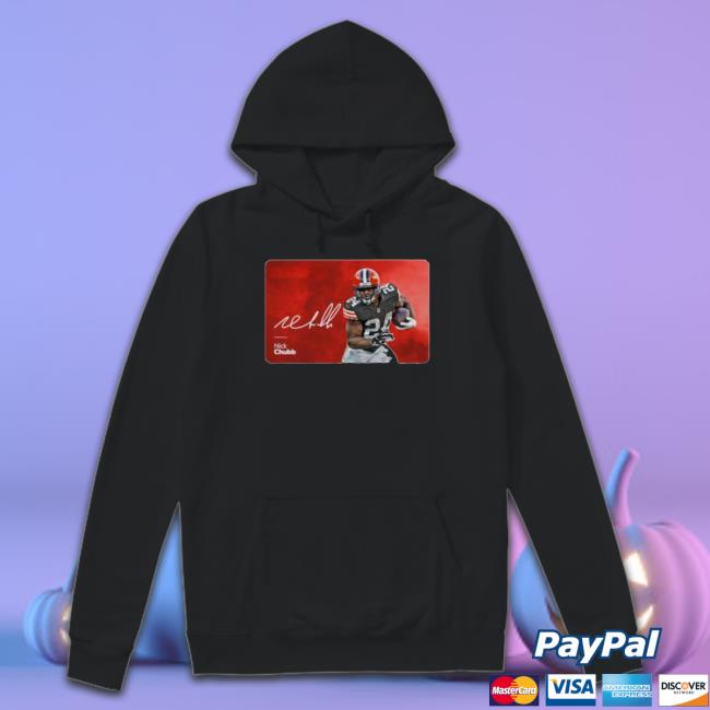 Nick Chubb Cleveland Browns Signature Crewneck Sweatshirt