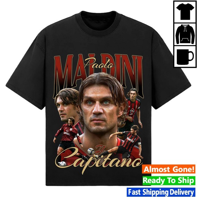 Official Paolo Maldini (Ac Milan) Shirt - Raminkicks