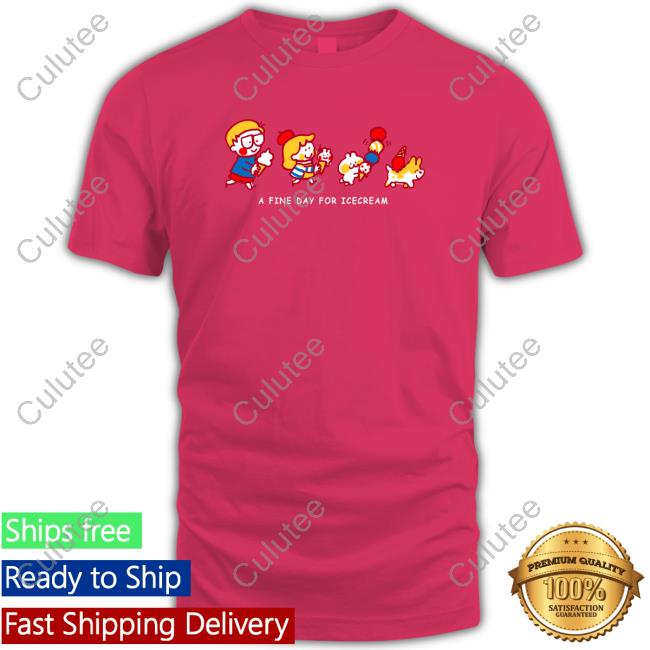 Official A Fine Day For Ice Cream Tee Shirt
