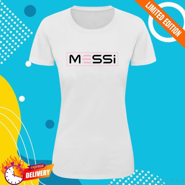 Official Messi Merch Store Lionel Messi The Messi Effect Rosa Women's T Shirt Messi Clothing Shop