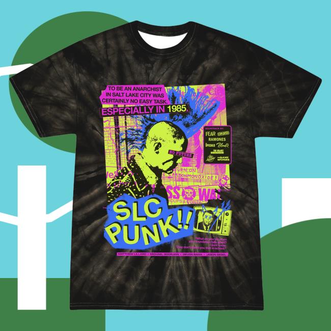 Official Studiohouse Designs Merch Store Slc Punk Tiedye Popover Shirt Black Studiohouse Designs Apparel Clothing Shop StudiohouseDesigns