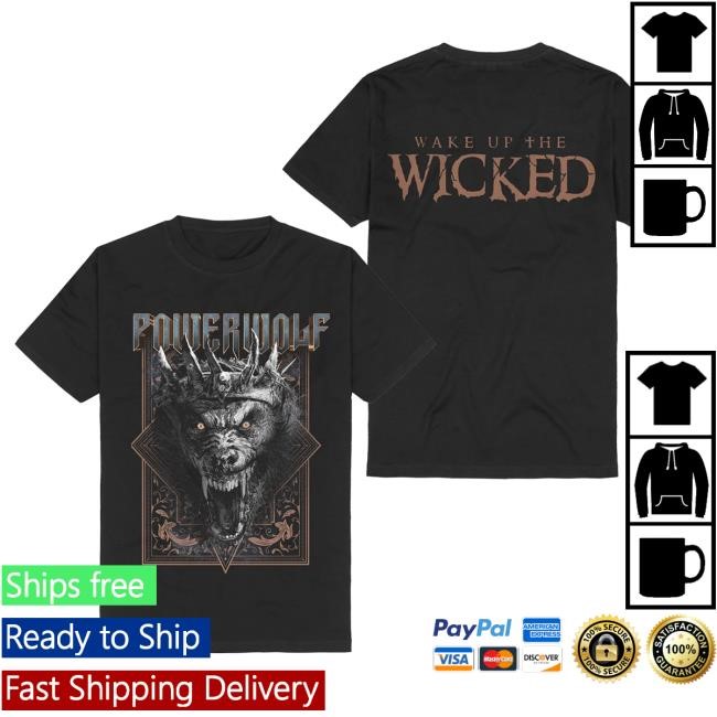 Official Powerwolf Wake Up The Wicked Top Shirt