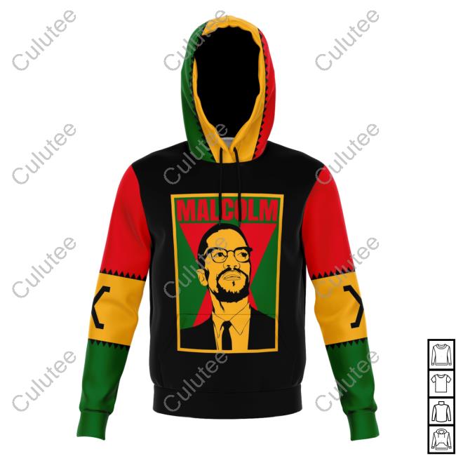 Official Melanin Clothing Store Shop Malcolm X Sweaters Melaninapparel Merch
