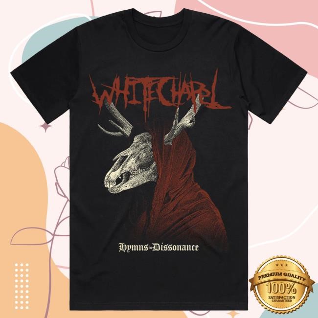 Whitechapel Hooded Skull Black Shirt