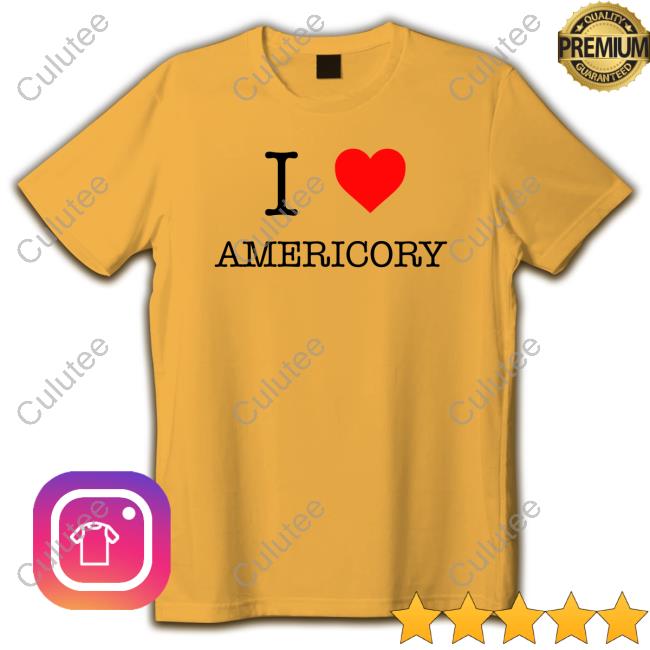 Official I Love Americory T-Shirt